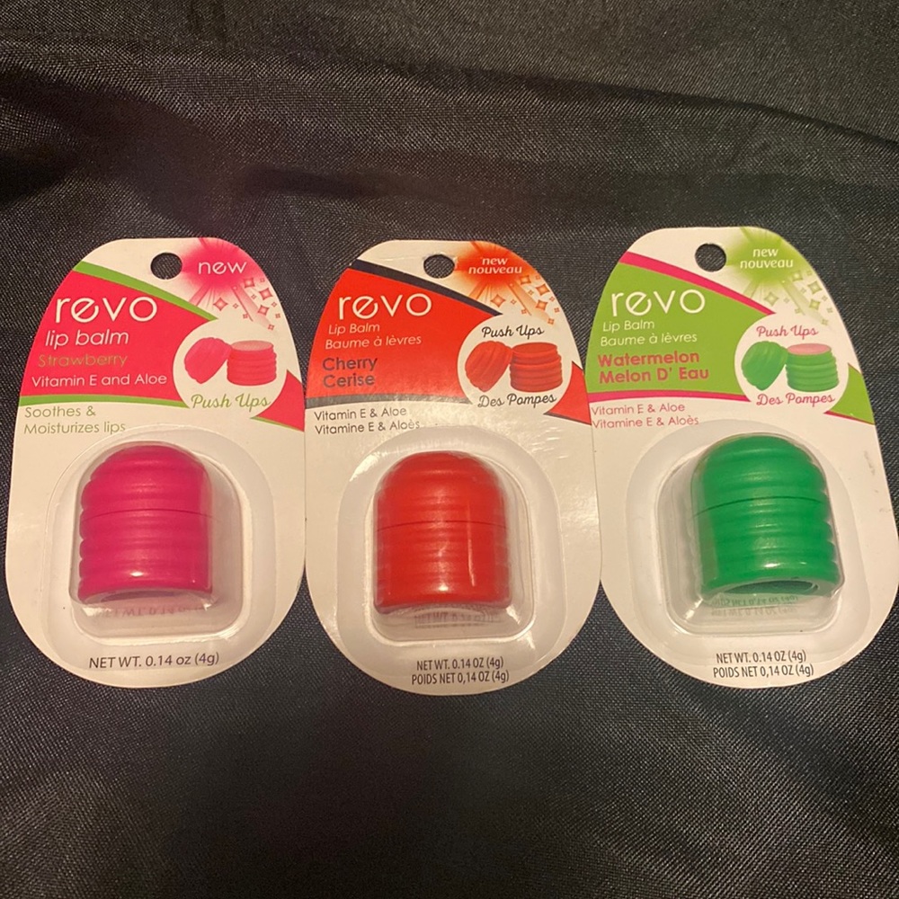 Revo Lip Balm 3 pack